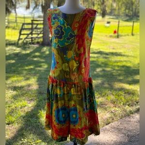 Groovy 60s Romper Psychedelic ☮️